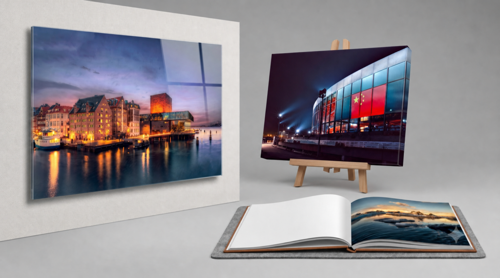 Fotobuch, Galerieprints und Fotoleinwand mit Fotografien von Robert Pauker